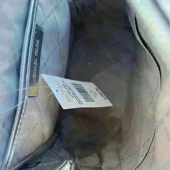 Michael Kors Backpack Adina Medium Jet Set Girls MK Signature Bright White Multi - Picture 10 of 12